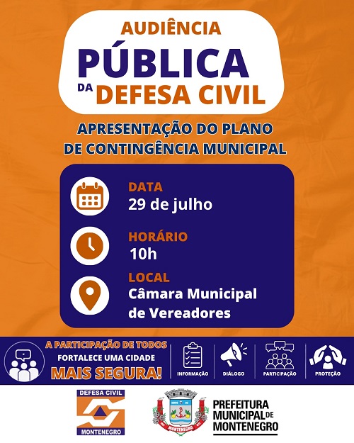 Audiência Pública apresenta Plano de Contingência Municipal