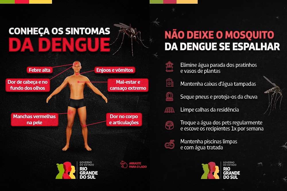 Confirmado caso de Dengue em Montenegro