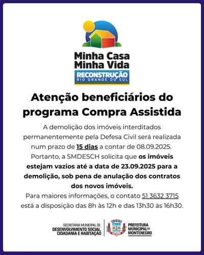 Imóveis condenados após enchente serão demolidos