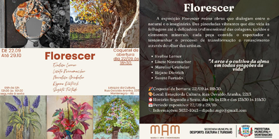 Museu de Artes de Montenegro inaugura exposição “Florescer”