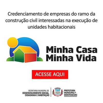 Prefeitura credencia empresas para construção de moradias populares