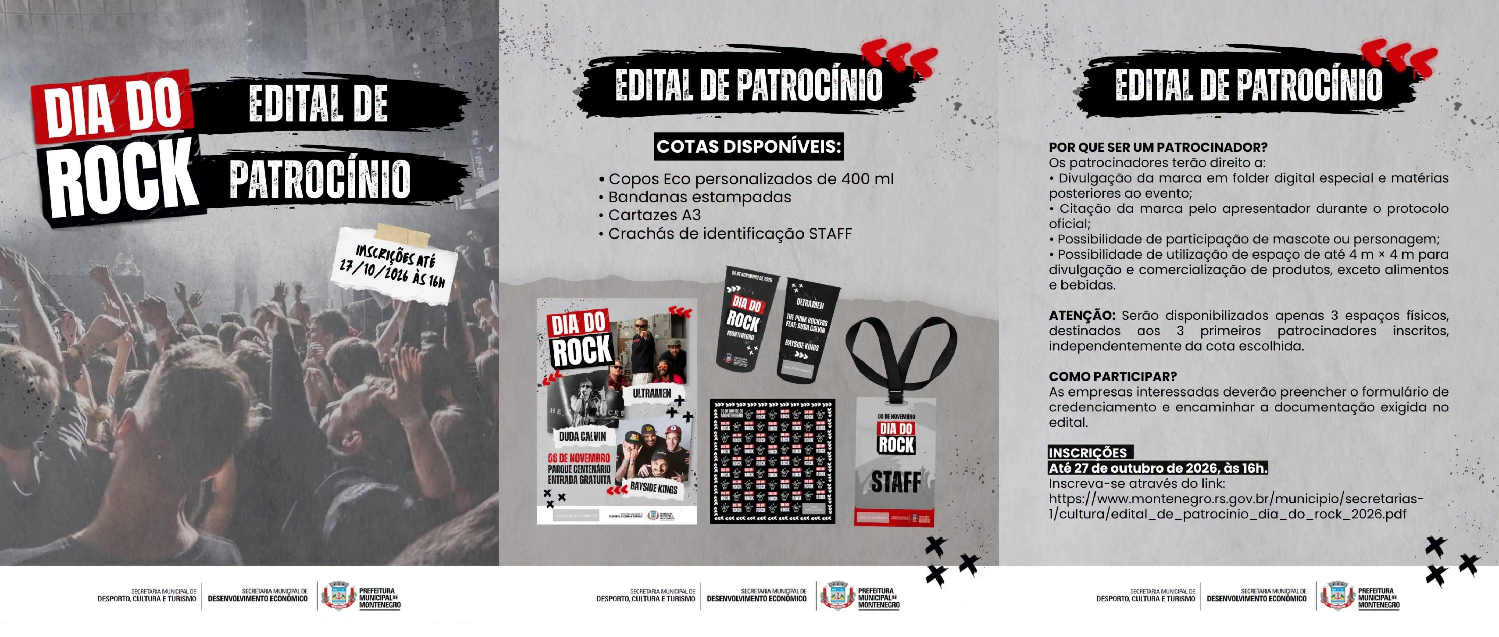 Prefeitura lança edital de patrocínio para o Dia do Rock