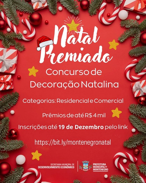 Prorrogadas inscrições ao Concurso de Decoração Natalina