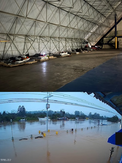 Rio Caí chega a 7,58 metros e Defesa Civil mantém atendimento às famílias atingidas